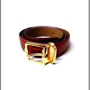 Men's Rare & Unique Top Grade Genuine Leather Designer Belt, Italy